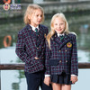 尚卡顿 英伦小学生校服班服幼儿园园服制服藏青格子西服套装 T111 商品缩略图2