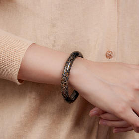 工艺美术师邵磊磊 漆器手镯