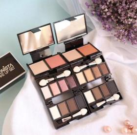 【腮红】 Mistinè折叠眼影修容彩妆盒眉粉高光腮红十色迷你化妆