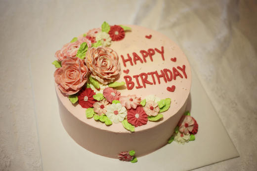 女士款 小雏菊 五瓣花 玫瑰 半边花朵堆 韩式裱花 商品图1