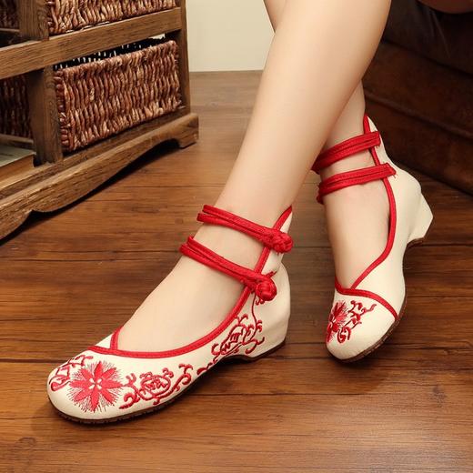 LN-142-150太阳花青花绣花鞋 商品图2