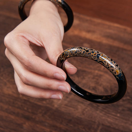 工艺美术师邵磊磊 漆器手镯 商品图1
