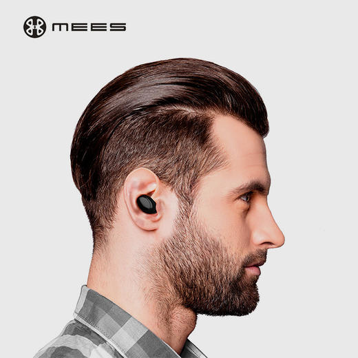 日本MEES 蓝牙耳机分离式无线双耳超小迷你运动耳机 商品图2