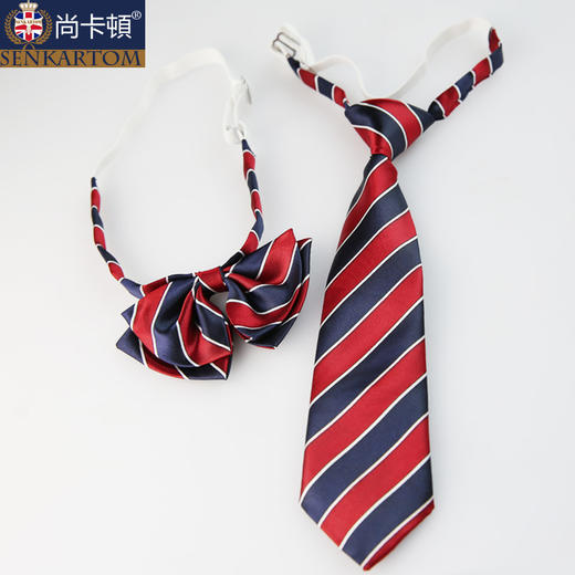 尚卡顿 英伦风儿童领带中学生领带学生领带 商品图0