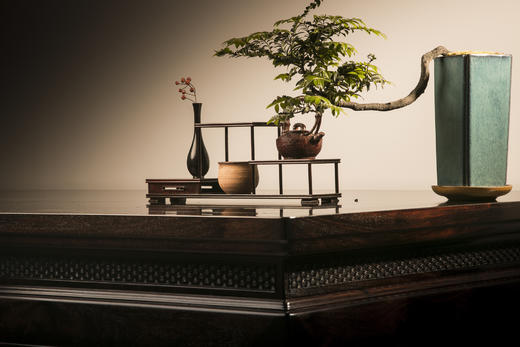 「小叶紫檀」“凸”字小博古架 商品图1