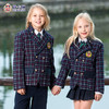 尚卡顿 英伦小学生校服班服幼儿园园服制服藏青格子西服套装 T111 商品缩略图1
