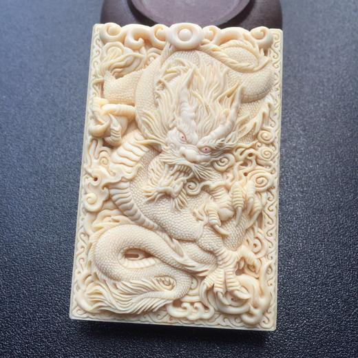 46412猛犸象牙龙牌