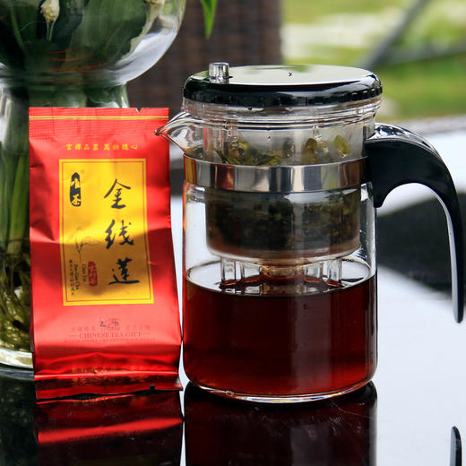 【烟酒人士必备】金线莲宝肝茶叶可选养生a大八角礼盒装5gx60泡 b高档玻璃镜面礼盒装 5gX50泡 商品图4