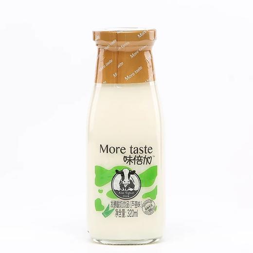 味倍加乳酸菌发酵玻璃瓶装原味和芦荟味酸奶饮品 商品图3