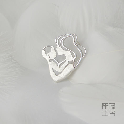 温暖怀抱 / 925银胸针【定制：7-15天】 ○ 箭儒工房 商品图1