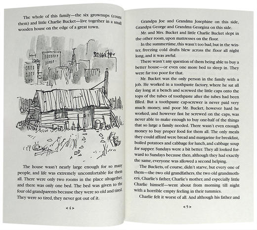 英文原版 Roald Dahl Charlie and the Chocolate Factory查理和巧克力工厂 商品图2
