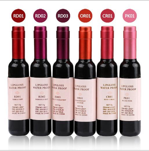 【口红】红酒瓶染唇液唇彩不沾杯不脱色红酒唇釉口红 商品图2