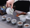 【茶杯茶具】。德化粗陶功夫茶具茶壶套装 创意黑陶整套盖完品茗杯 商品缩略图2