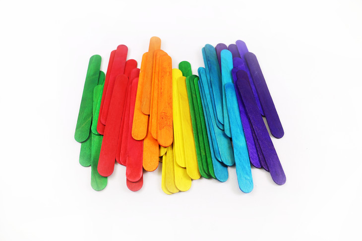 diy材料彩色雪糕棒cljgzrxb上海仓库