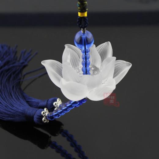 【汽车配饰】*莲花汽车内饰 挂件 古法琉璃汽车挂件内饰用品 商品图0
