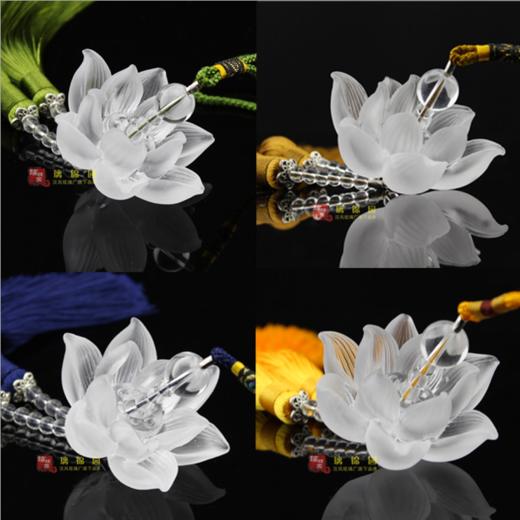 【汽车配饰】*莲花汽车内饰 挂件 古法琉璃汽车挂件内饰用品 商品图1