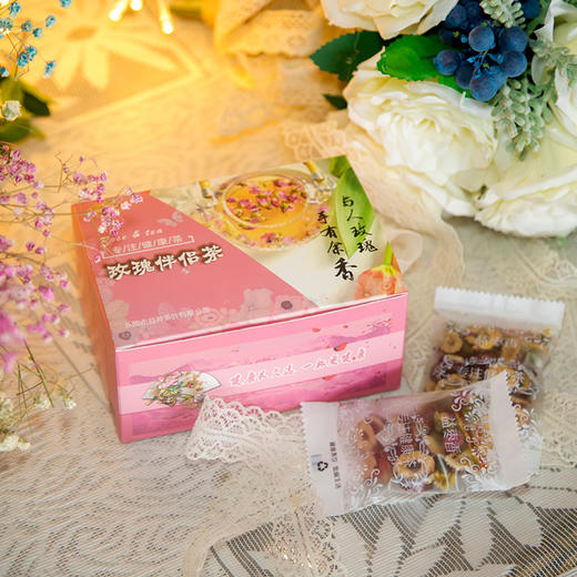 玫瑰伴侣茶  红枣片菊花玫瑰花枸杞组合花茶 商品图0