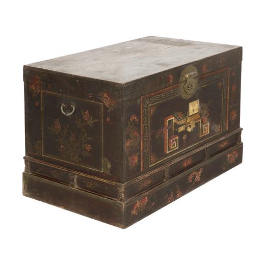 清晚期榆木明清老家具画箱箱子Q1711006220 Antique Elm wood Painting chest 商品图2