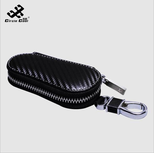 【汽车配饰】.汽车通用钥匙包碳纤纹多色时尚全包锁匙包 商品图4