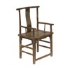 清晚期榆木明清老家具扶手椅（对）椅子官帽椅Q1603002960 Antique Elm wood Pair of chair 商品缩略图2