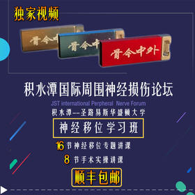 视频U盘 19 积水潭国际周围神经损伤论坛（第一季）16节授课+8节手术示教