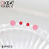 OKBA60130简约可爱迷你小号整件925银圆形耳钉耳饰 商品缩略图0