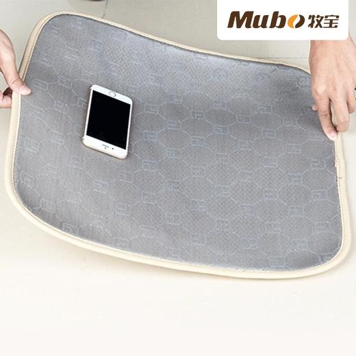 牧宝免绑夏季汽车坐垫 空调小方垫（一对装） 商品图4