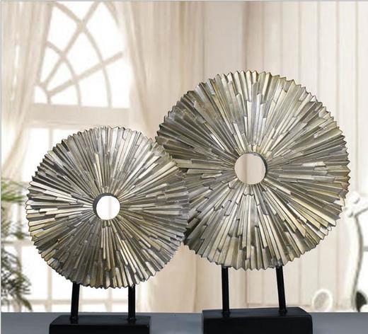 【家居摆件】欧式家居装饰品 创意客厅电视柜树脂摆件 商务礼品 太阳摆件 商品图5