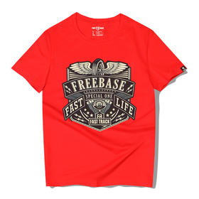 【19.9元1件】越野e族机车款翅膀发动机印花复古T恤夏季新款短袖体恤透气