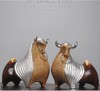 【摆件】欧式家居装饰品工艺摆件创意礼品对牛摆件 商品缩略图5