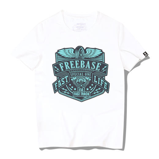 【19.9元1件】越野e族机车款翅膀发动机印花复古T恤夏季新款短袖体恤透气 商品图2