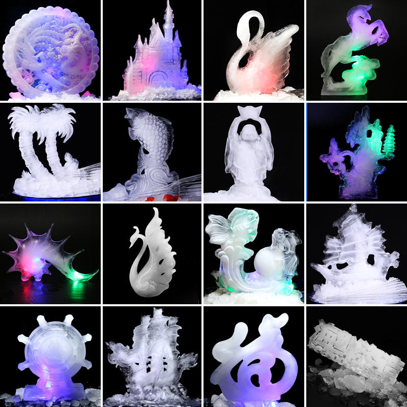 冰雕只需装入水即可得到漂亮的冰雕【多款可选】冰雕模具 鲤鱼模具