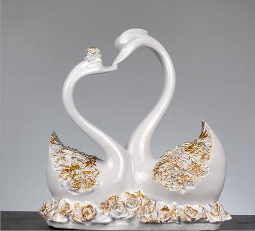 【家居摆件】*情侣天鹅家居摆件树脂摆件工艺品 创意家居礼品 商品图5