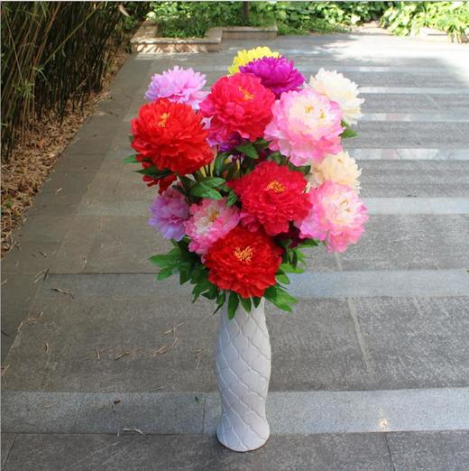 【装饰品】富贵牡丹 仿真牡丹 家居客厅人造假花仿真花