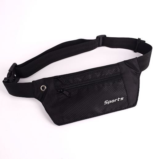 户外运动户外跑步腰包男女超薄贴身运动腰包带耳机孔手机防水腰包