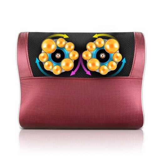 【母亲节礼物】多功能按摩枕颈椎按摩器 靠垫腰部按摩器 商品图1