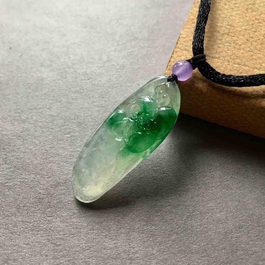 冰种阳绿翡翠和和美美 商品图0