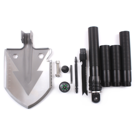 【运动装备】多功能工兵铲 折叠防身兵工铲子 户外野营用品工具 求生装备