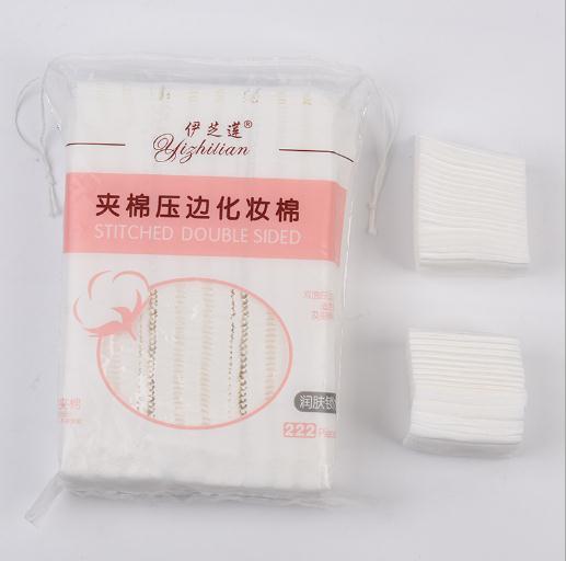 【美妆个护】222片压边夹棉卸妆棉无纺布化妆棉美妆洁面工具 商品图4