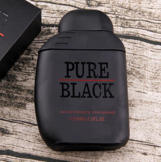 男士香水pureblack男士香水100ml持久烟草味木质皮革香调