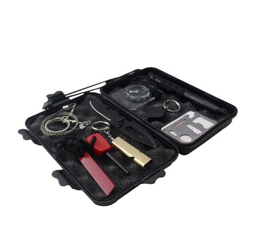 【运动装备】户外运动野营用品多功能工具卡车载急救包求生工具盒套装 商品图2