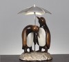 【家居摆件】。创意欧式家居摆件树脂工艺品企鹅打伞 商品缩略图0