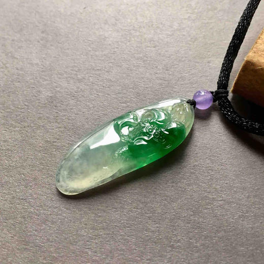 冰种阳绿翡翠和和美美 商品图1