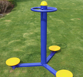 【户外运动】户外健身器材大全 户外健身路径小区广场运动健身器材三人扭腰器