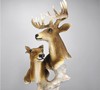 【家居摆件】。树脂工艺品欧式家居摆件结婚创意礼品情侣仿真鹿头摆件 商品缩略图2