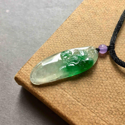 冰种阳绿翡翠和和美美 商品图2