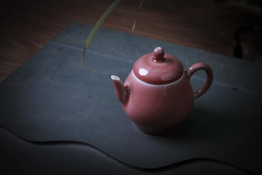 「茶器」豇豆红孟承壶 商品图0