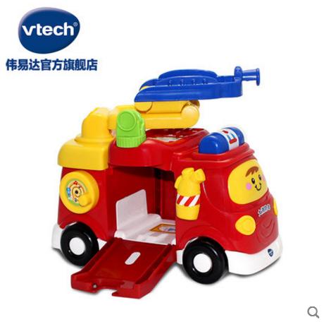 VTech伟易达神奇轨道大消防车 消防车模型云梯救火车汽车模型玩具 商品图1