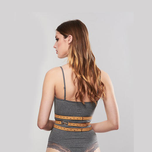 西班牙MAZE 搭扣环带腰带 50度灰 情趣tiao情捆绑时尚穿搭配饰 商品图5