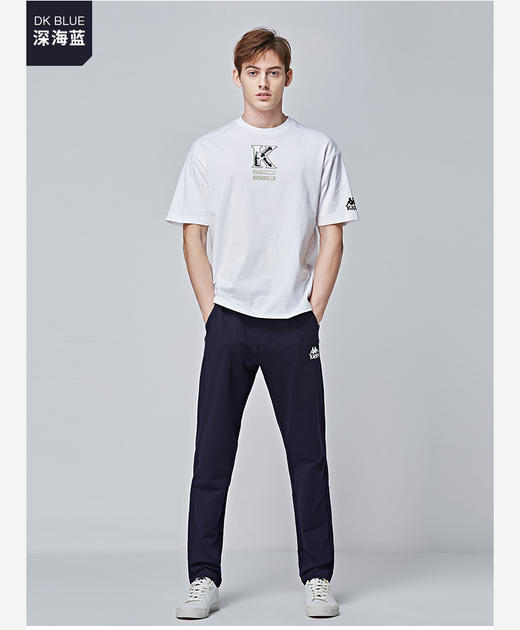 【服饰鞋包】kappa卡帕运动裤男长裤 直筒针织长裤男士卫裤背靠背裤子新品 商品图7